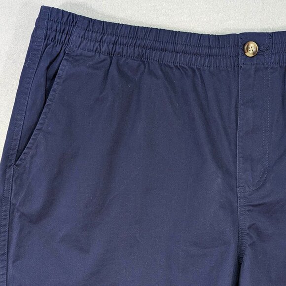 NEW Crown & Ivy‎ Dad Shorts Mens XL Navy Cotton Resort Chino Driving Motion Flex - Picture 3 of 11